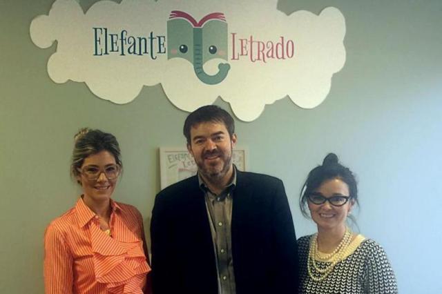 CEO da editora Highlights visita o Elefante Letrado no Brasil