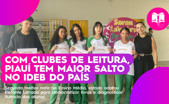 Com clubes de leitura, Piauí tem maior salto no Ideb do país